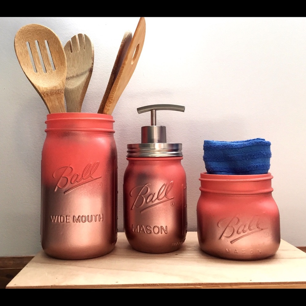 Mason Jar Kitchen Set